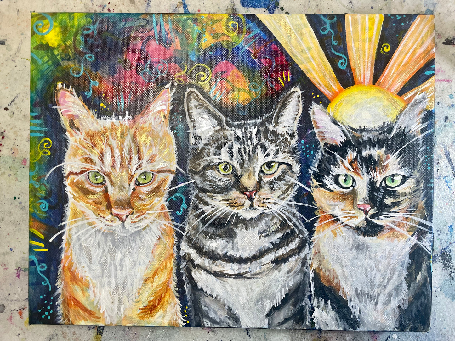 Custom Painted Pet Portrait