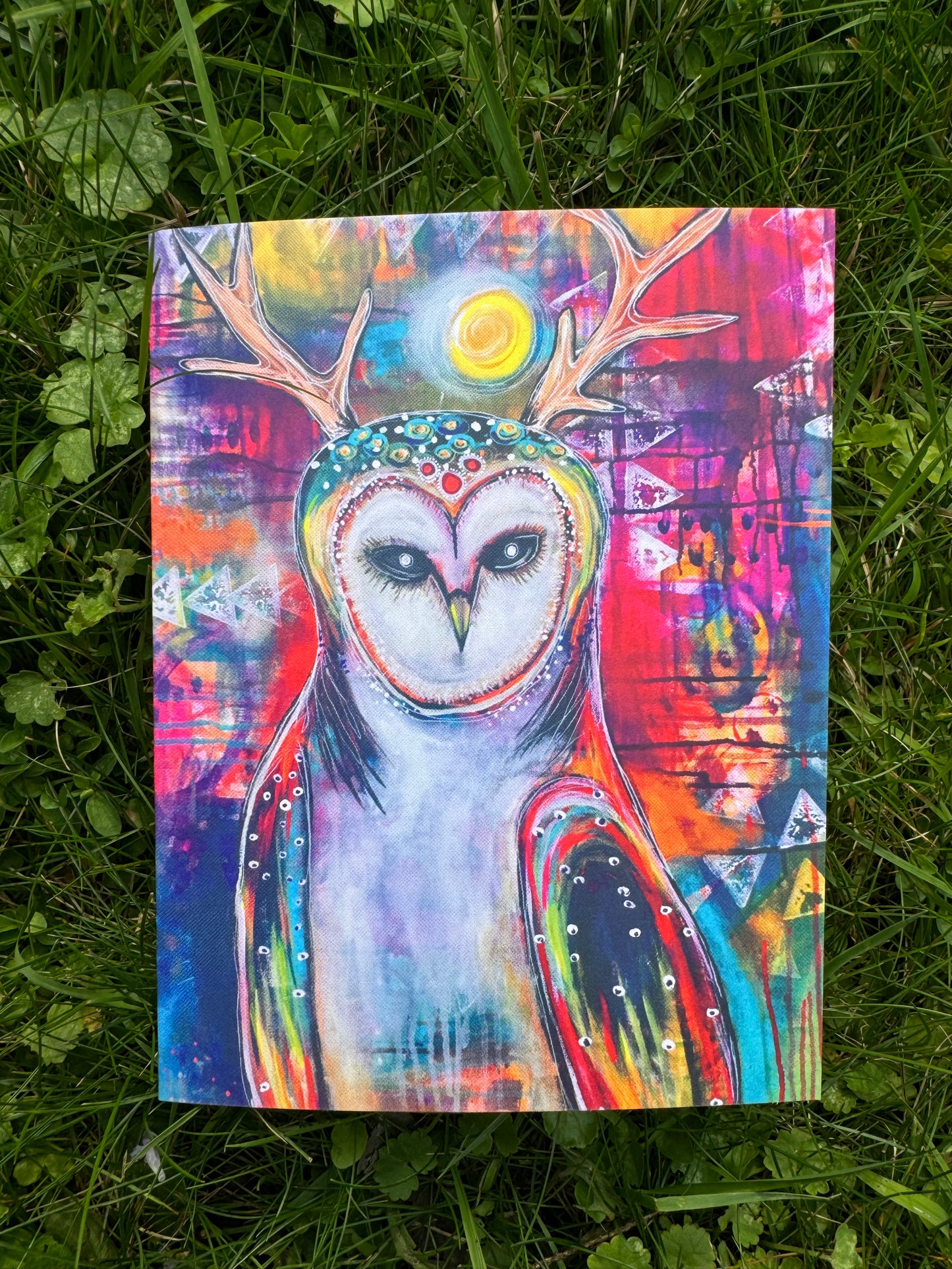 Horned Owl Greeting Card
