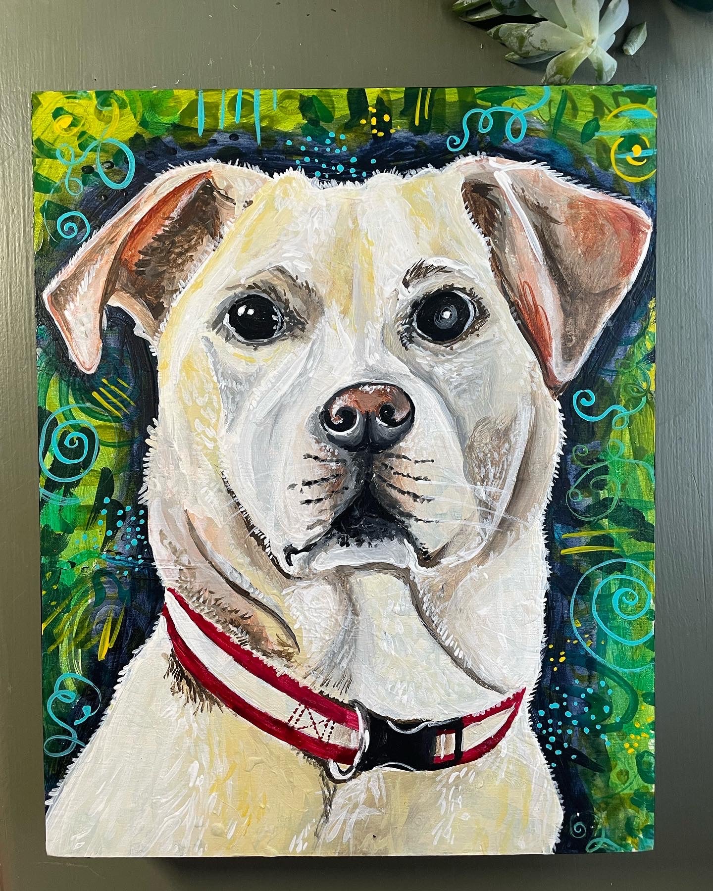 Custom Painted Pet Portrait