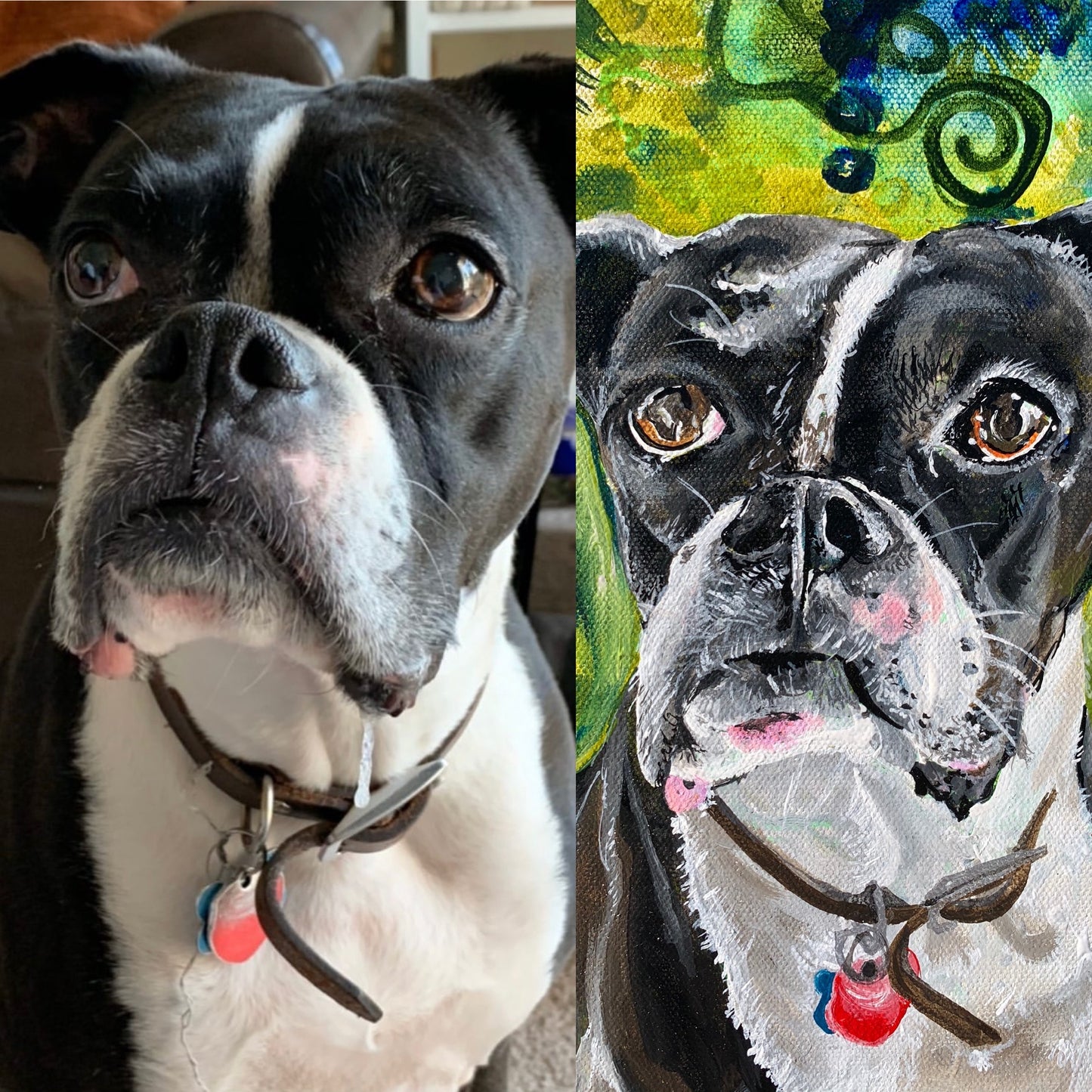 Custom Painted Pet Portrait