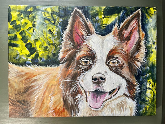 Custom Painted Pet Portrait