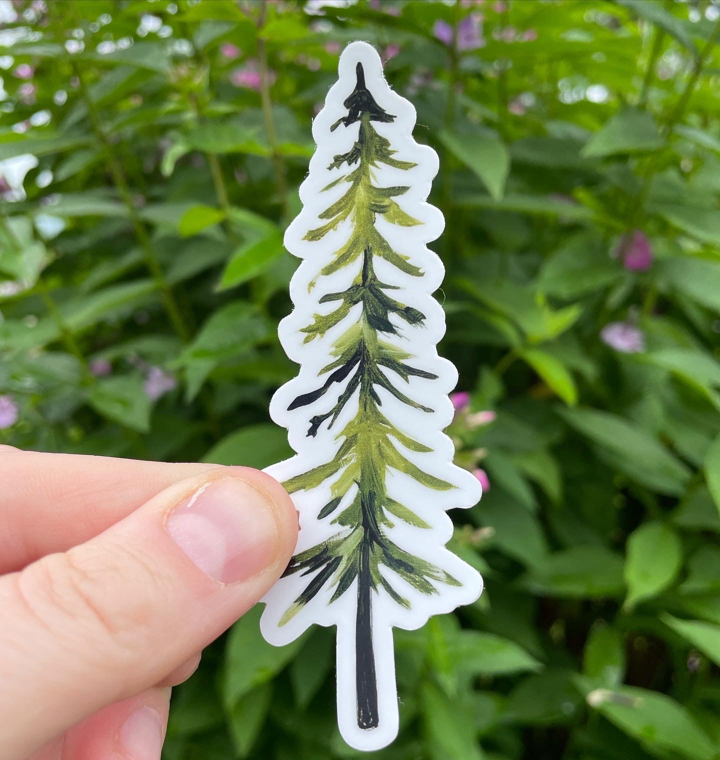 Pine Tree Vinyl Sticker