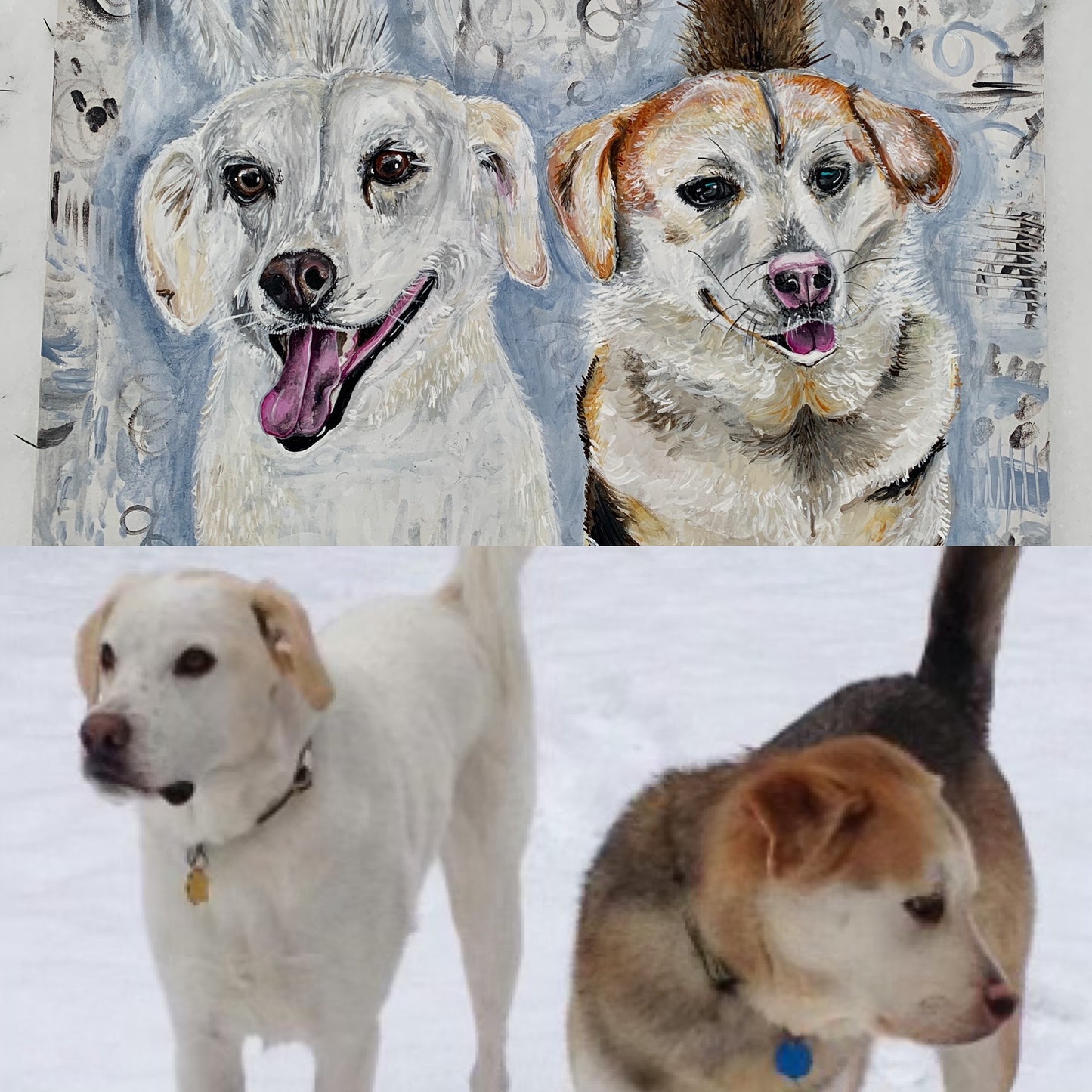Custom Painted Pet Portrait