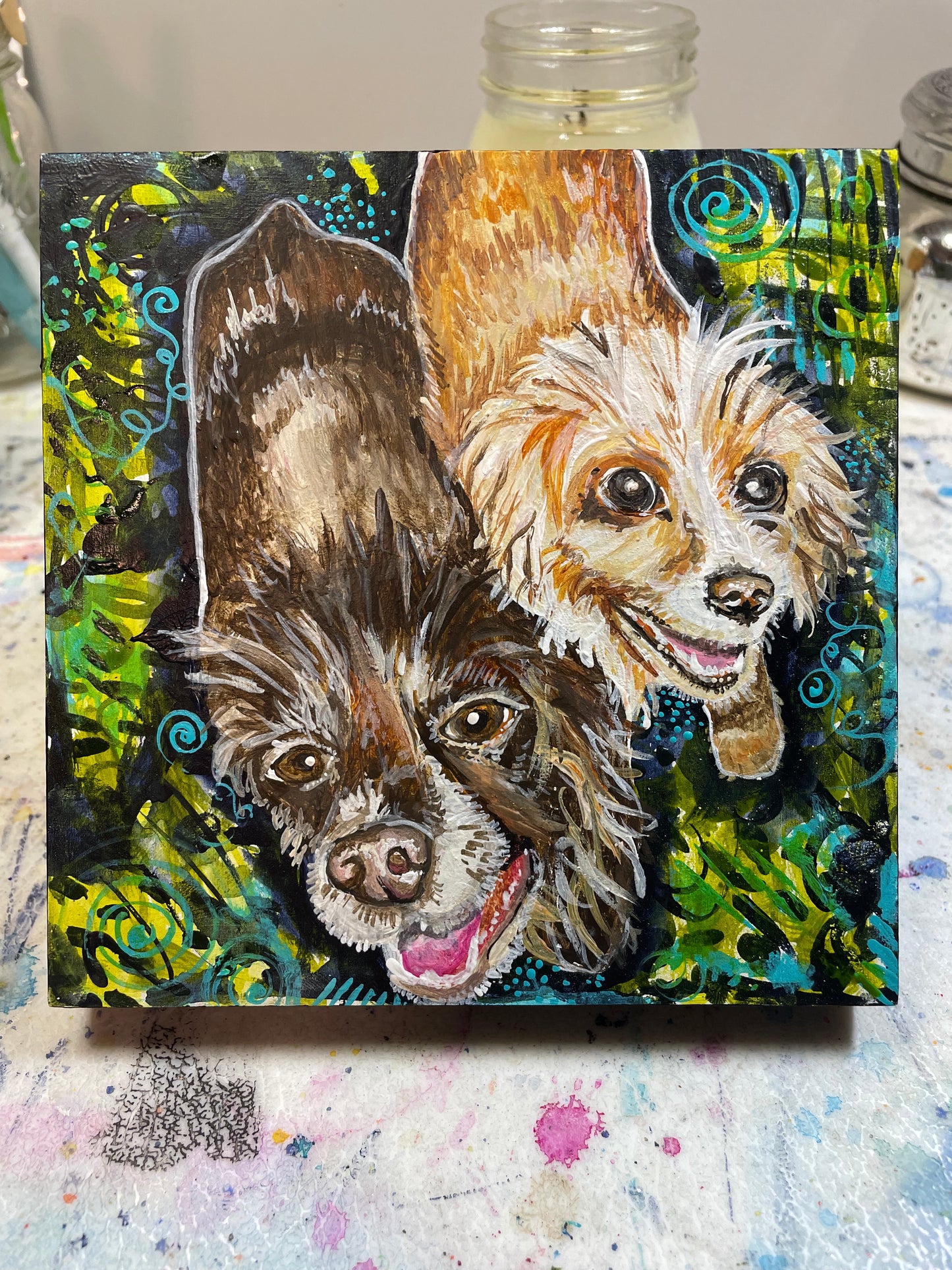 Custom Painted Pet Portrait