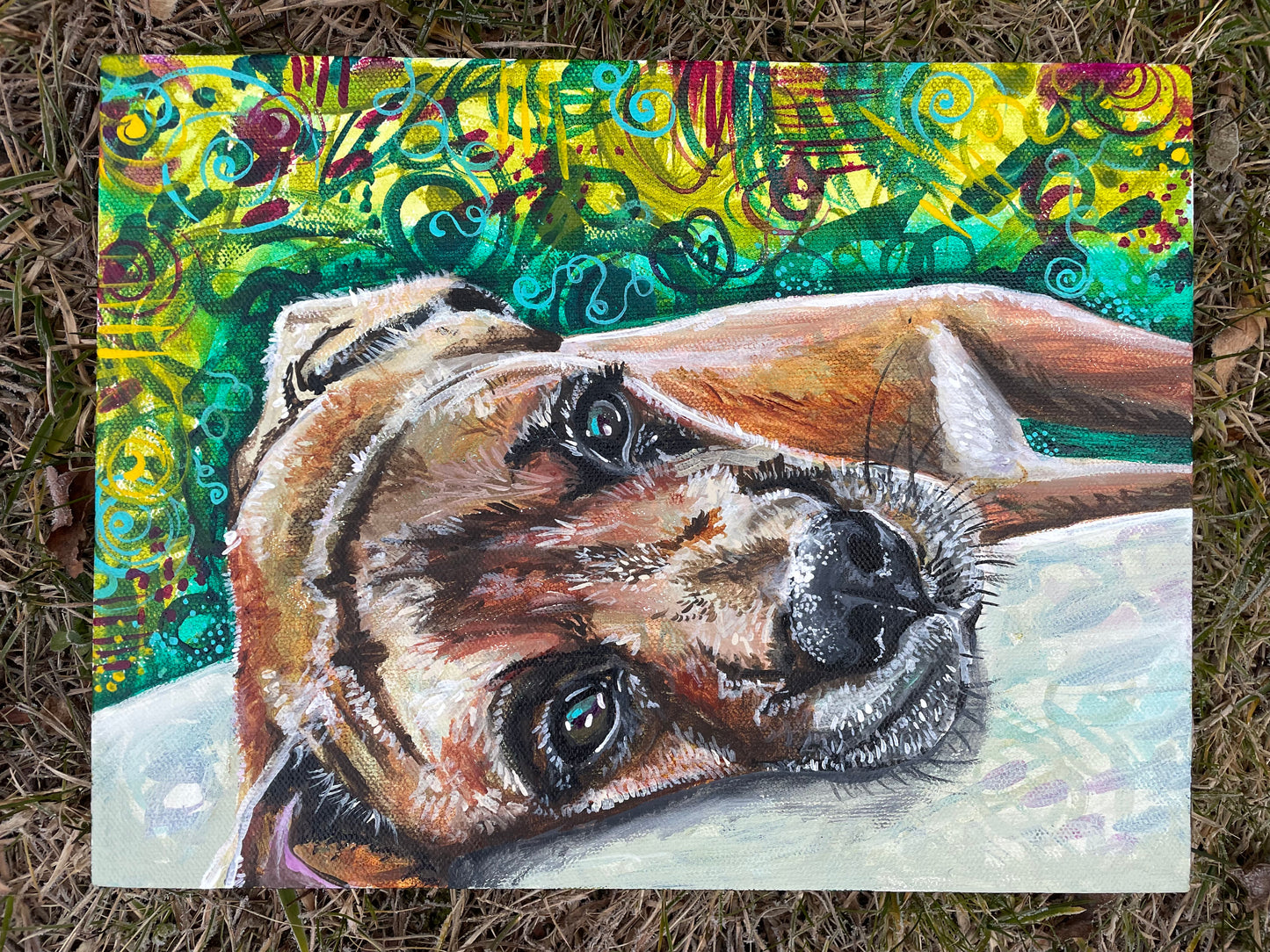Custom Painted Pet Portrait