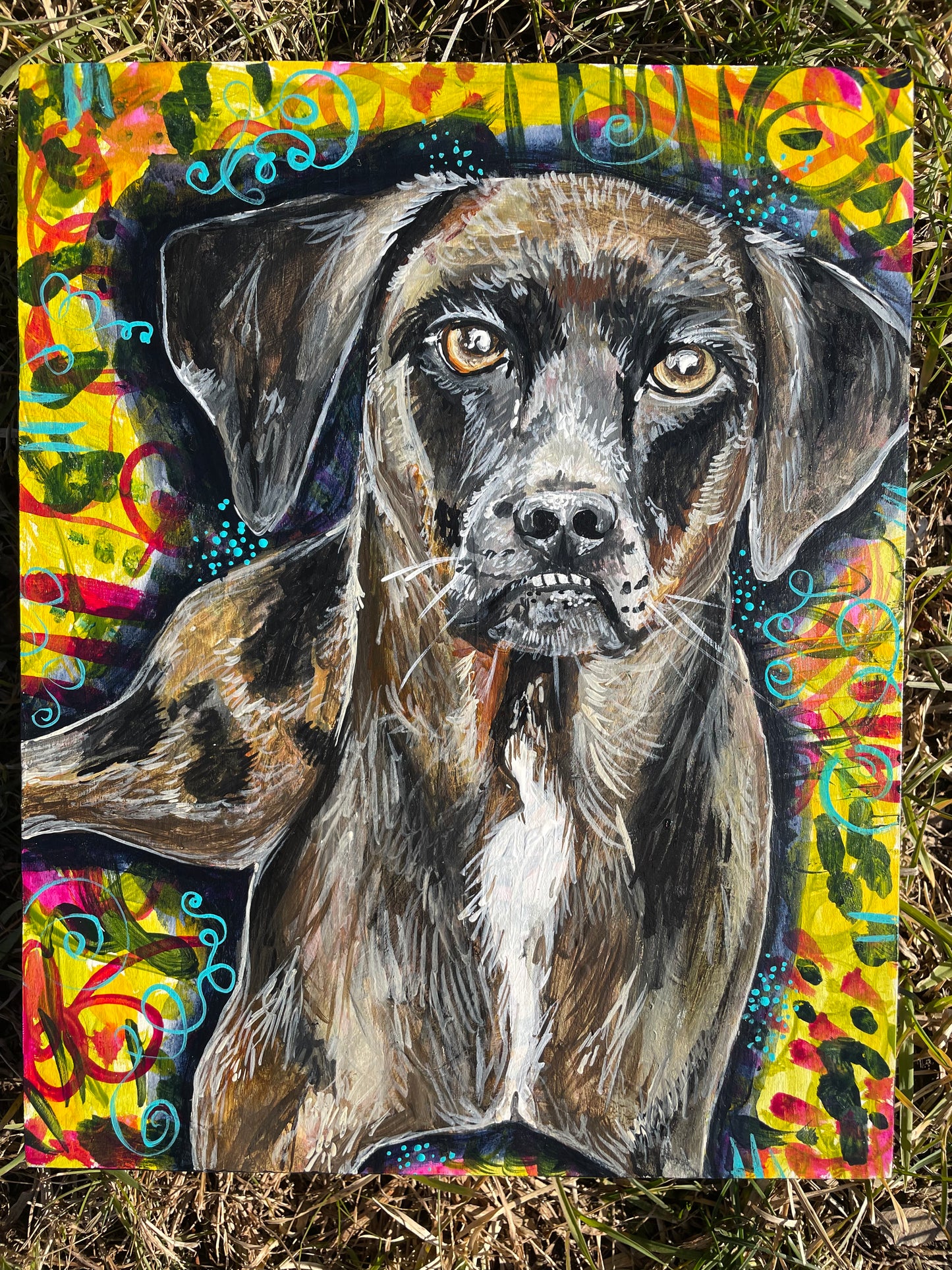 Custom Painted Pet Portrait