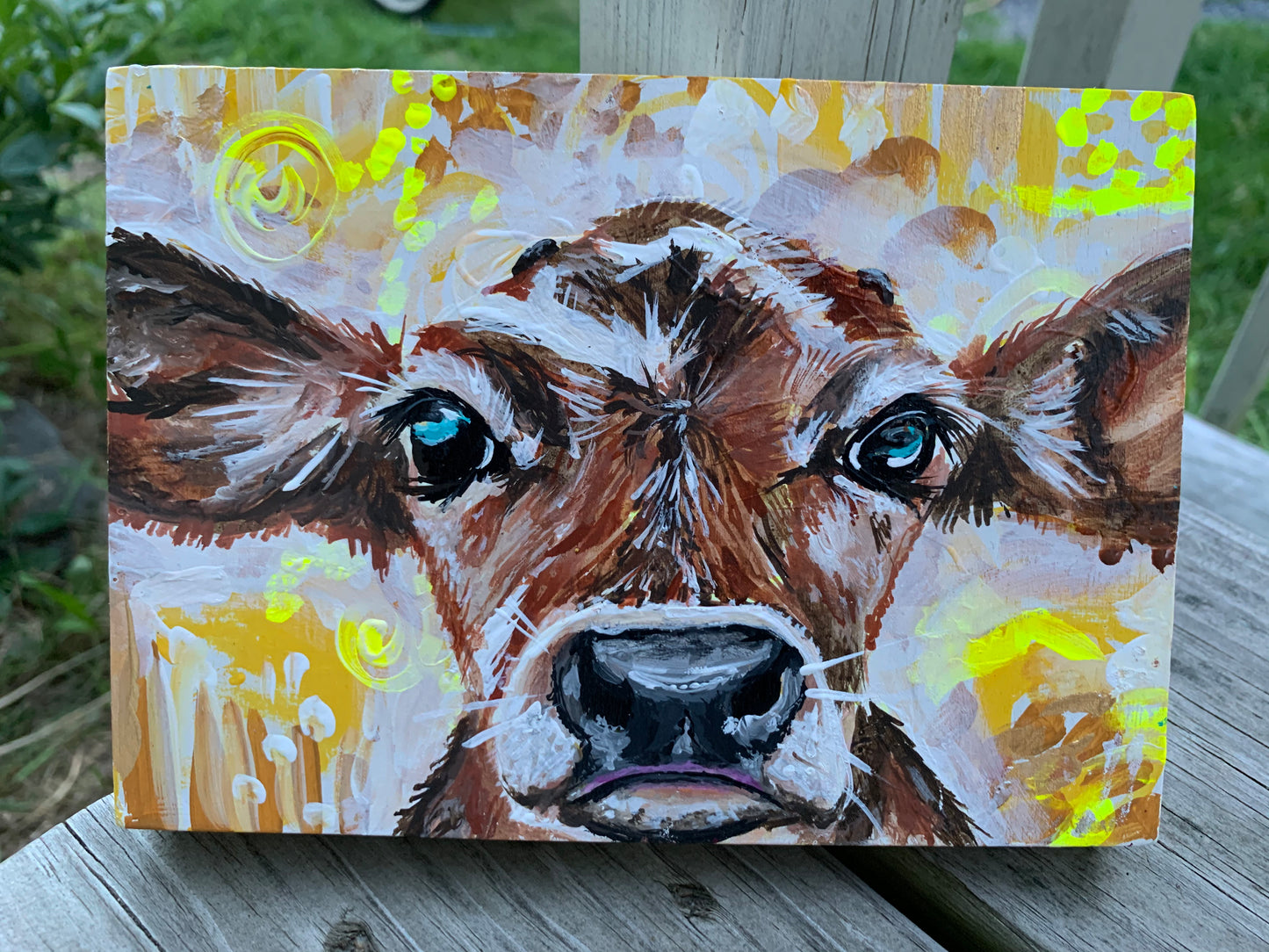 Baby Calf Vinyl Sticker
