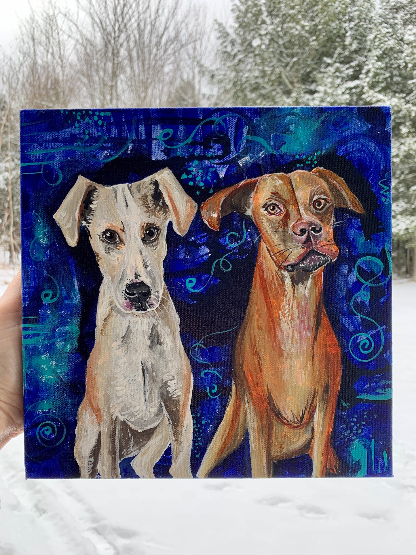Custom Painted Pet Portrait
