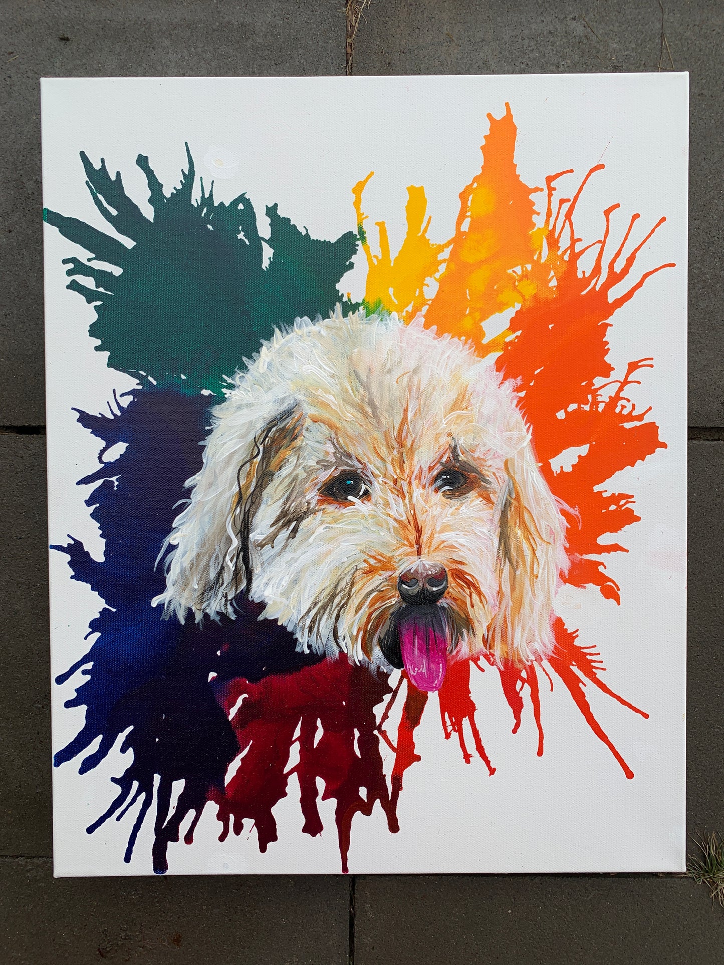 Custom Painted Pet Portrait