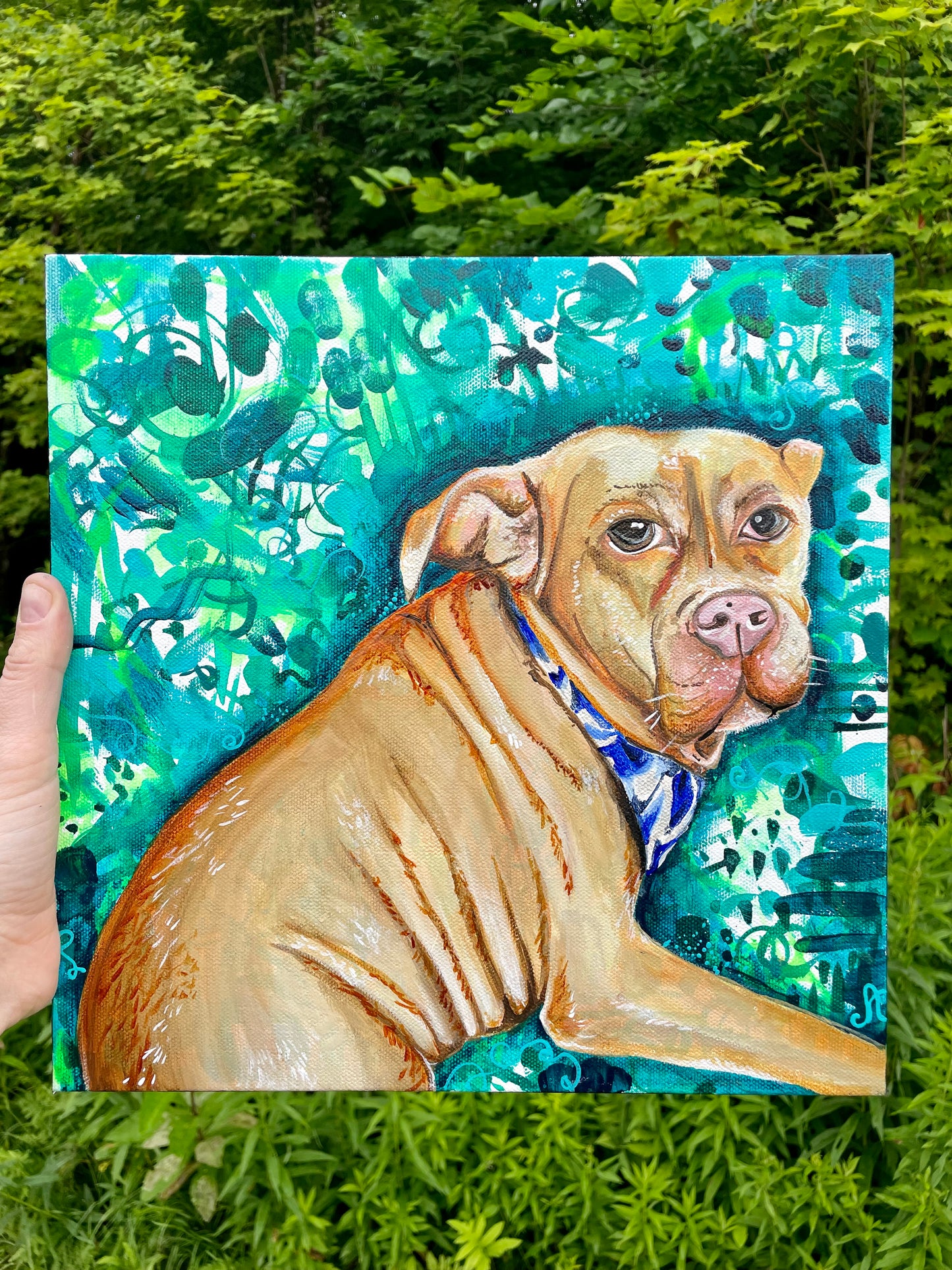 Custom Painted Pet Portrait