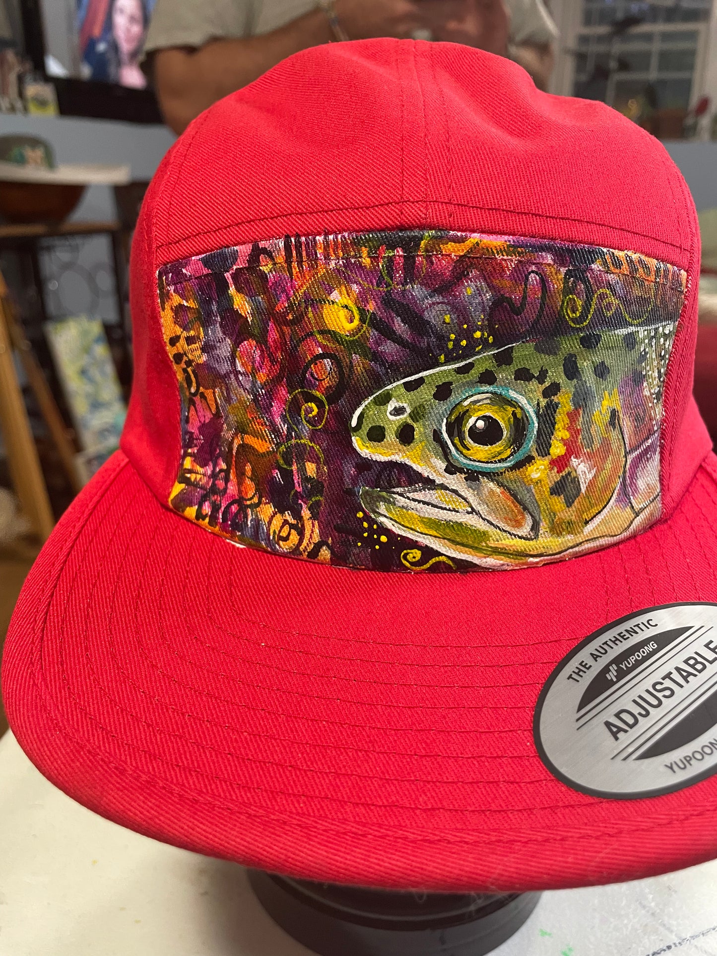 Custom Painted Hat