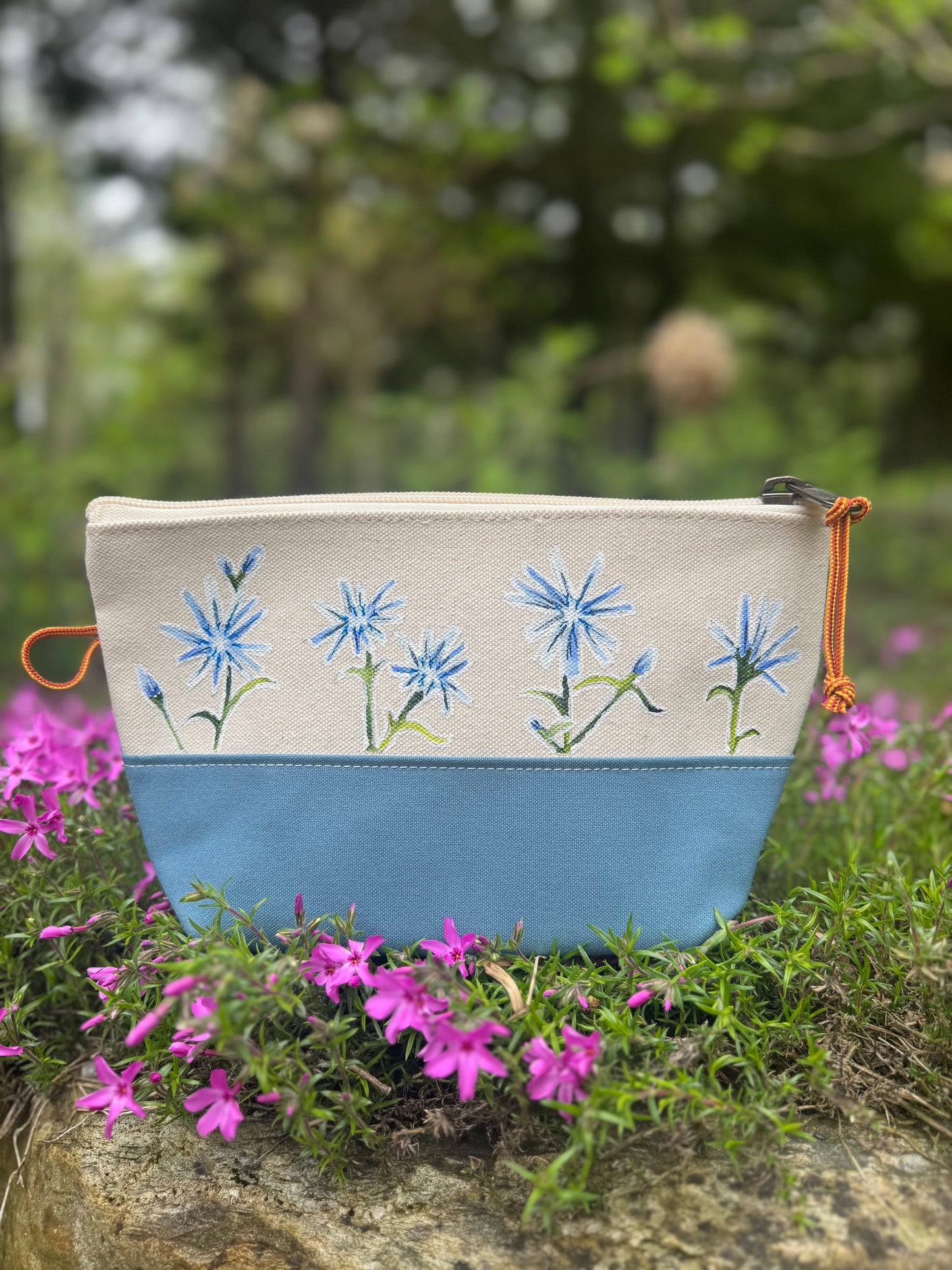 Custom LLBean Maine Canvas Zip Pouch