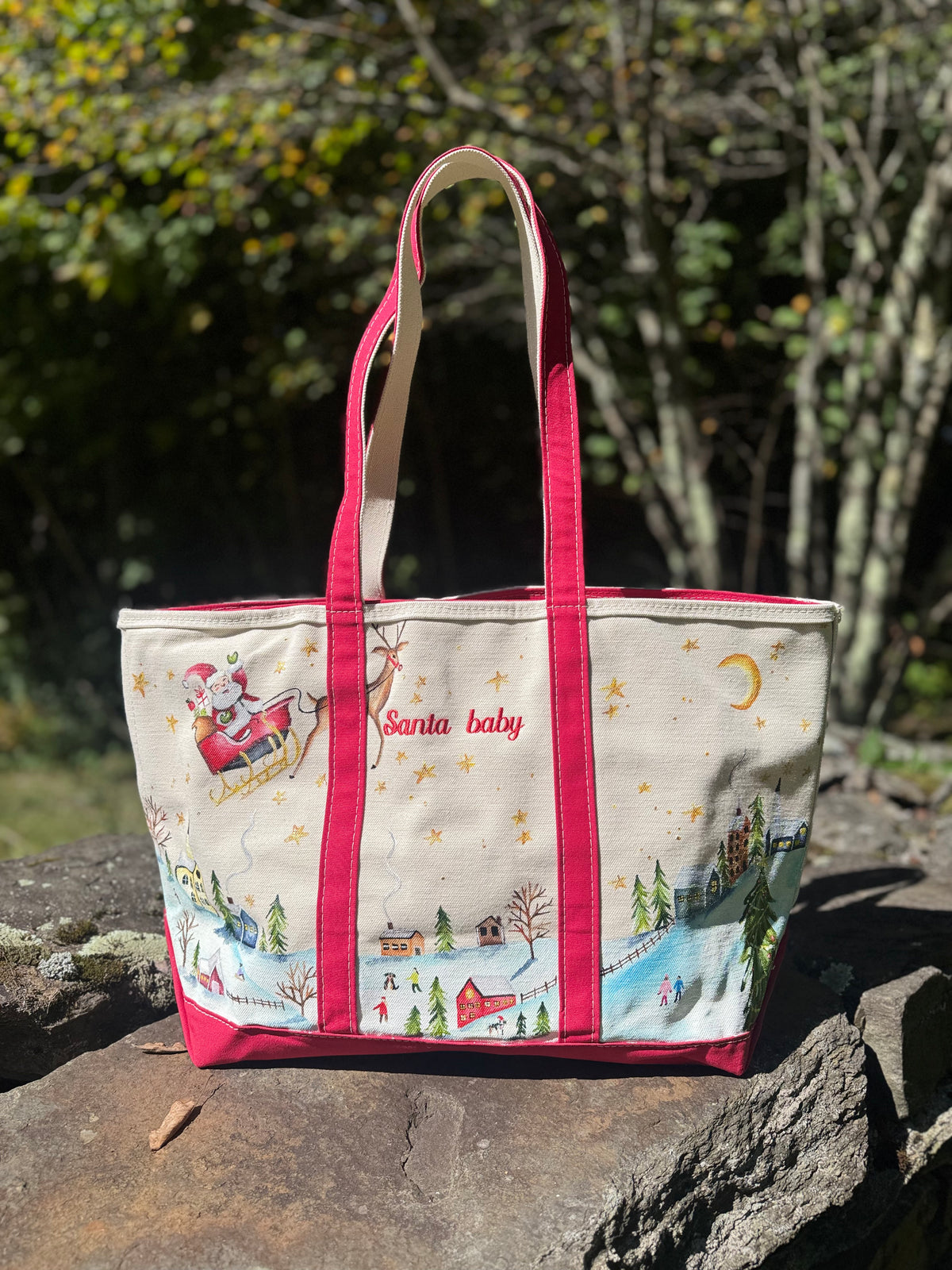 Santa Baby Custom LLBean Tote