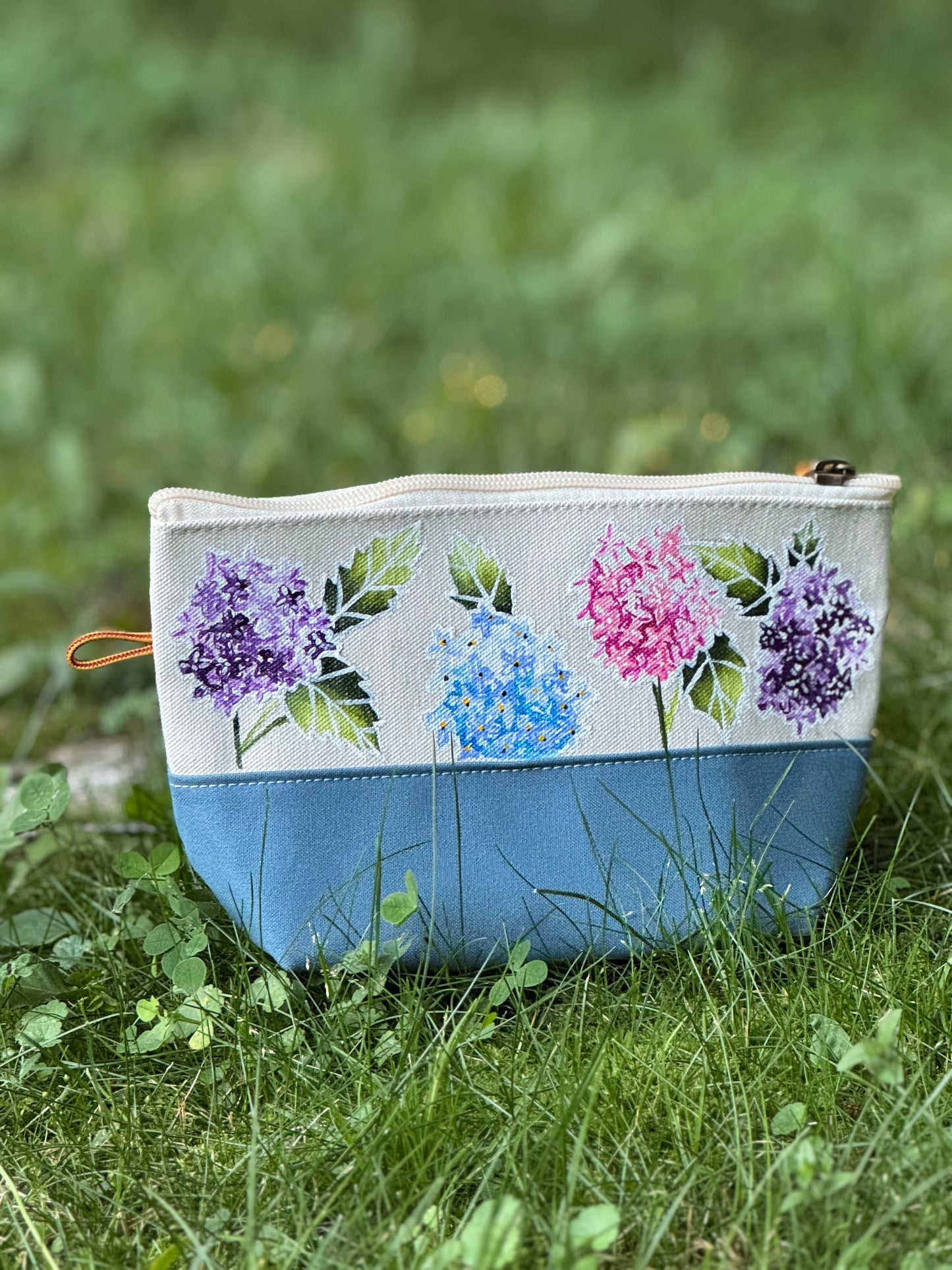 Custom LLBean Maine Canvas Zip Pouch