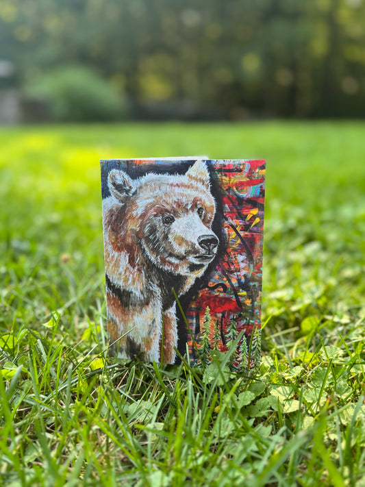 Grizzly Bear Greeting Card