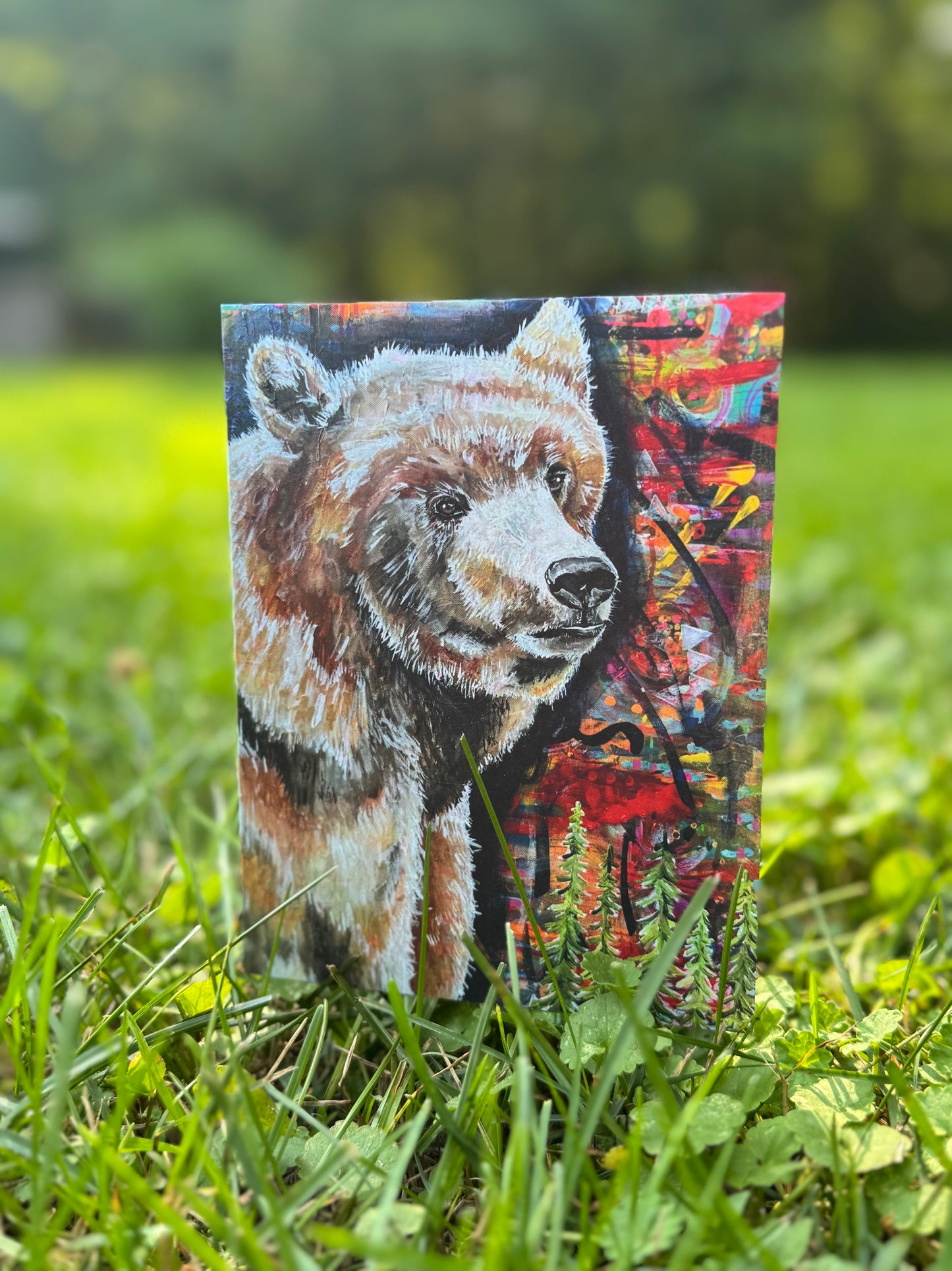 Grizzly Bear Greeting Card