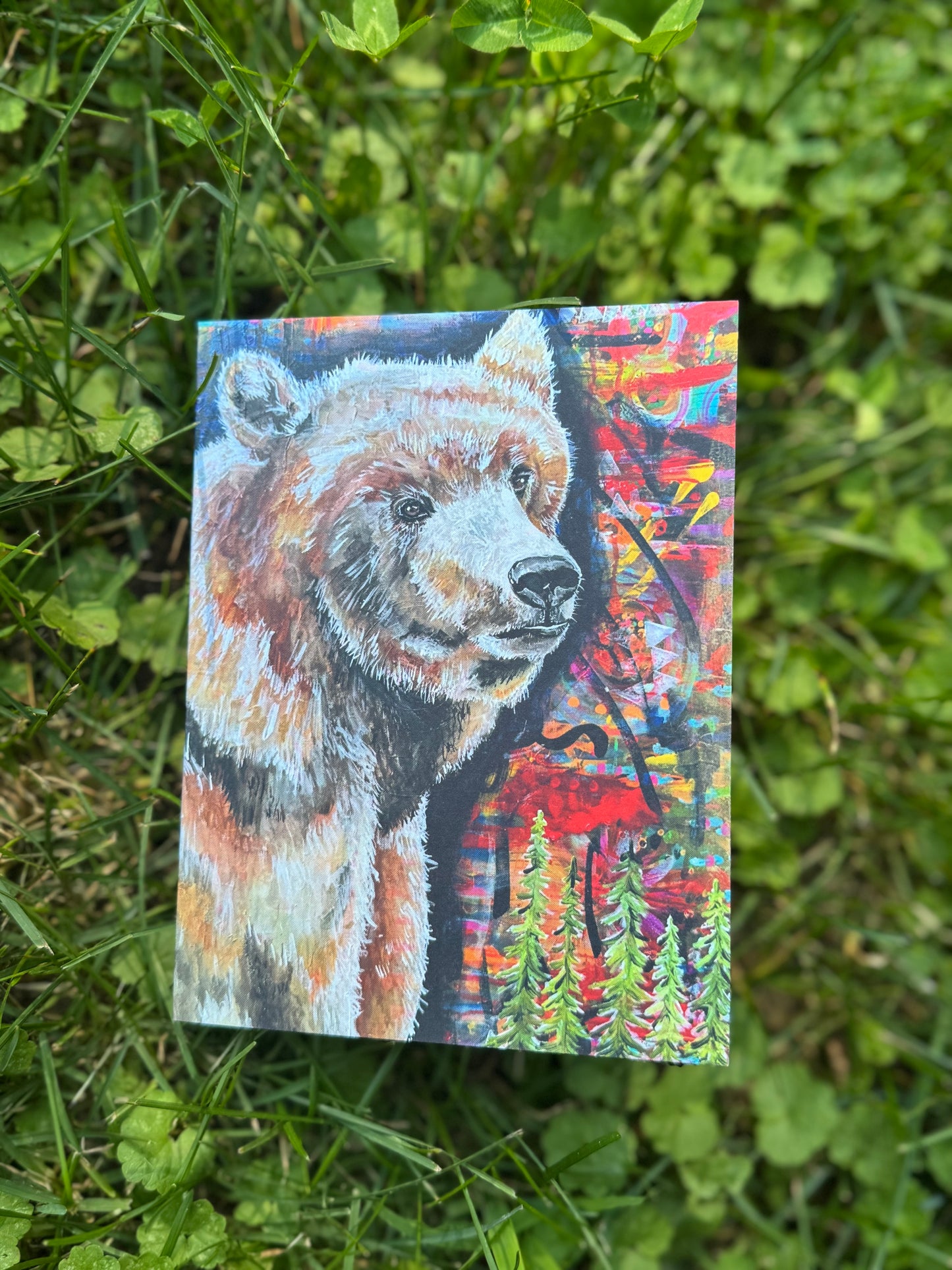 Grizzly Bear Greeting Card