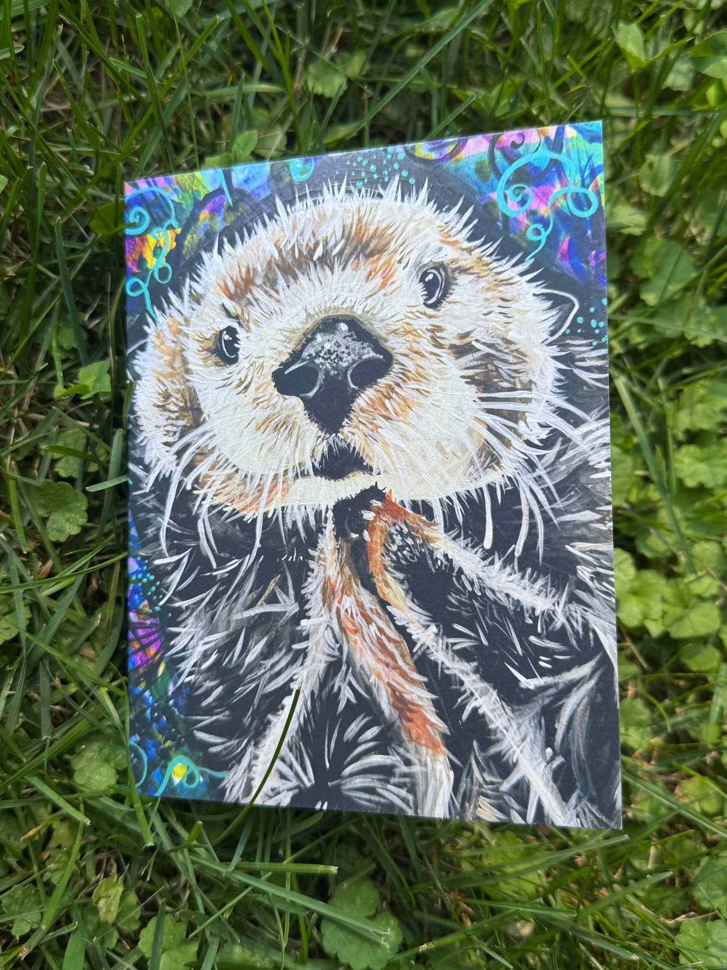 Otter Greeting Card