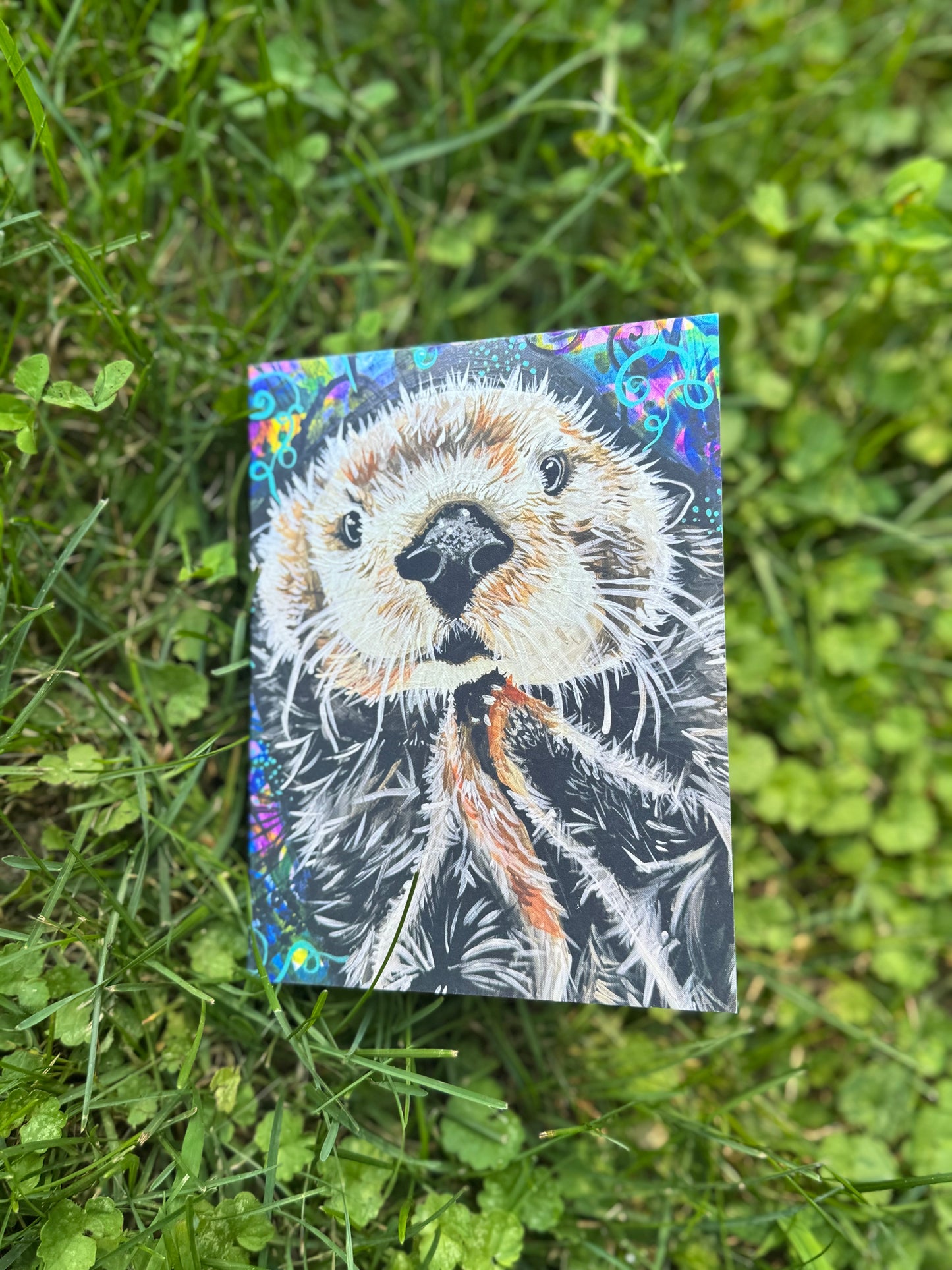 Otter Greeting Card