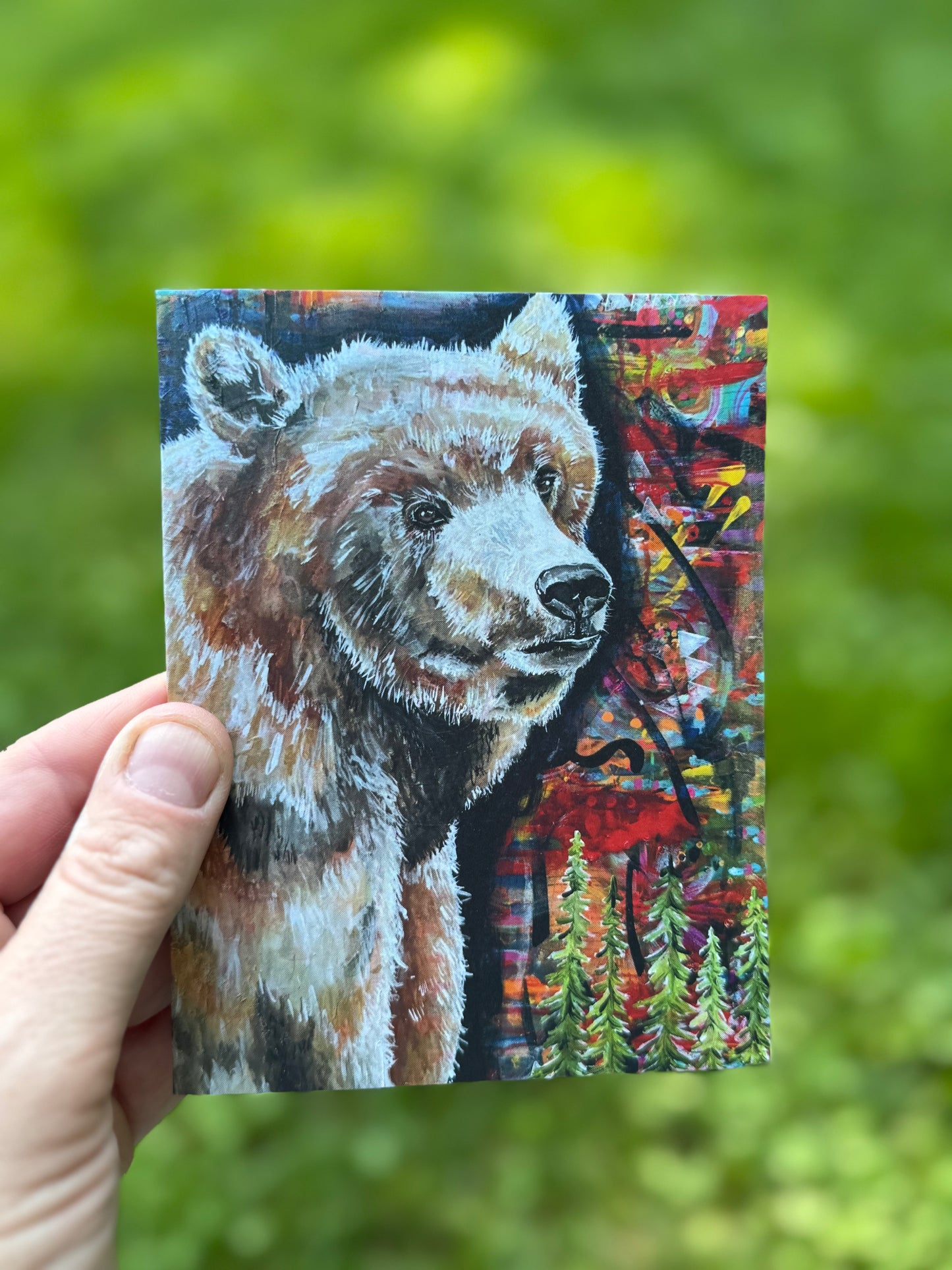 Grizzly Bear Greeting Card