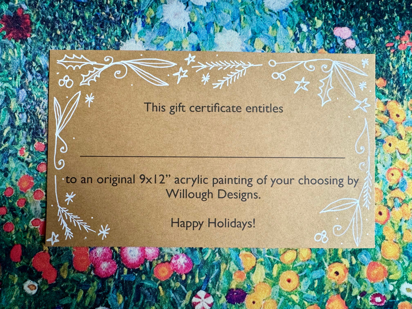 Willough Designs Gift Card