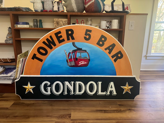 Stowe Gondola Sign