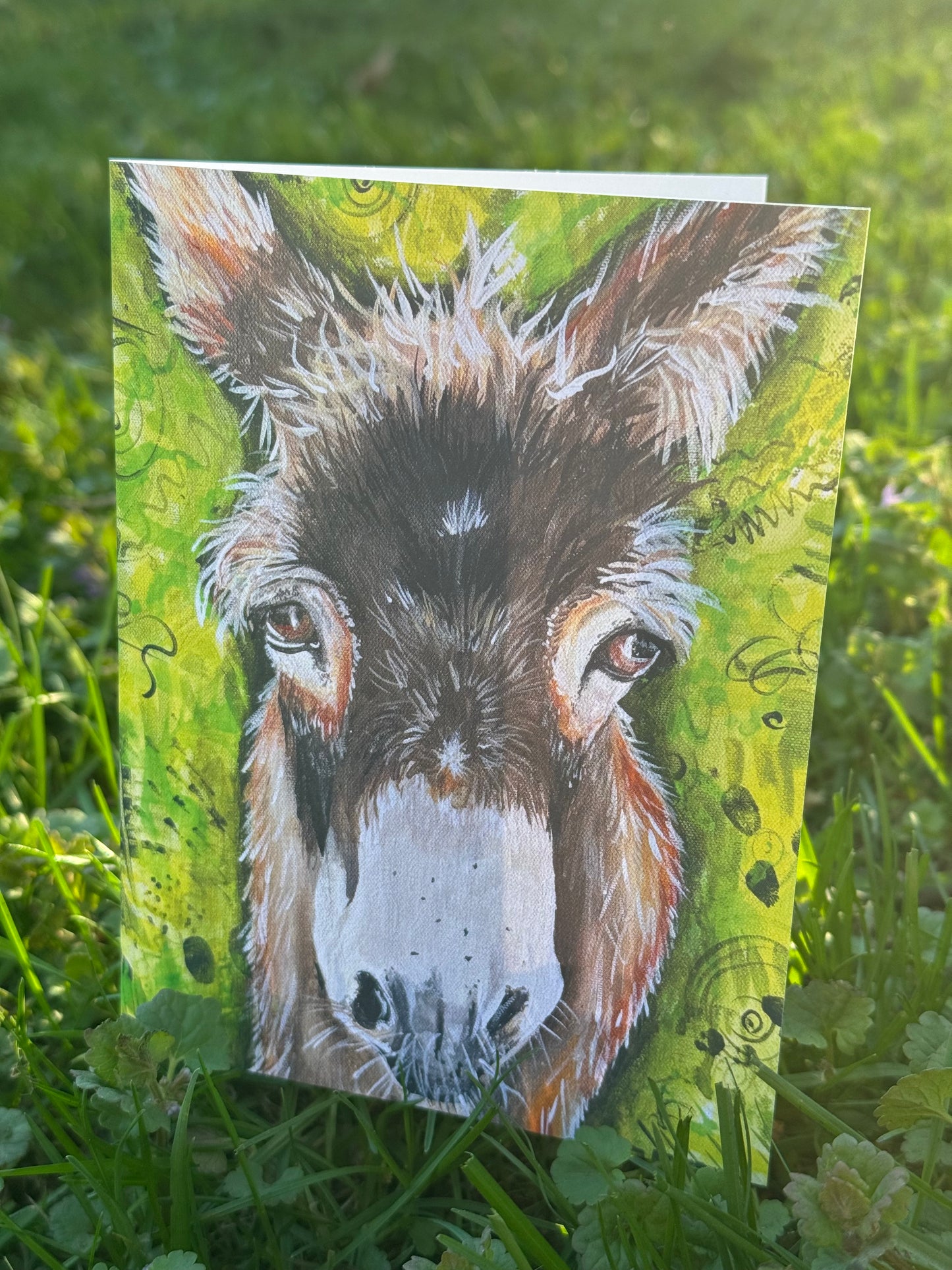 Donkey Greeting Card
