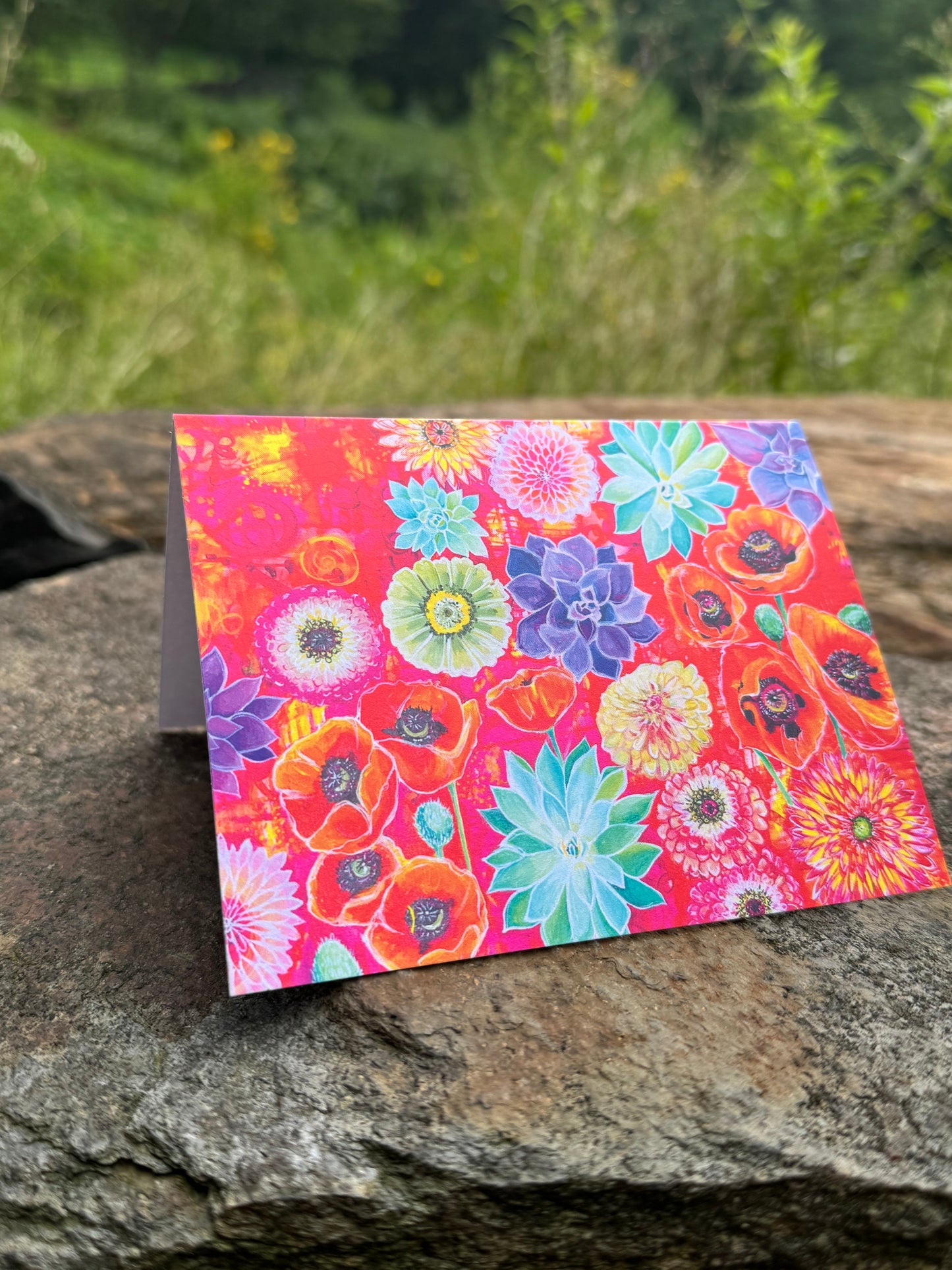 Flower Garden Greeting Card