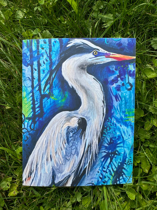 Great Blue Heron Greeting Card