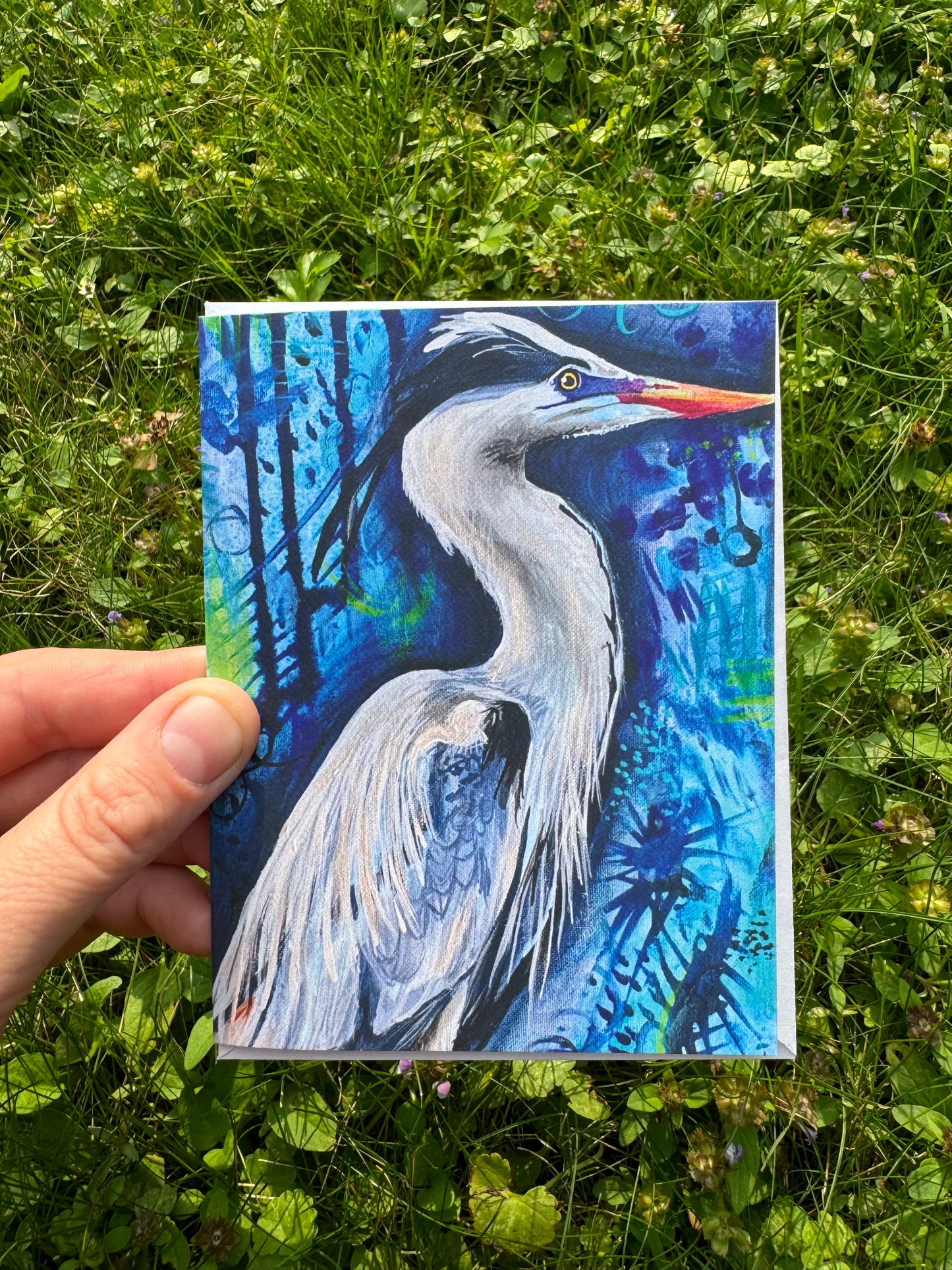 Great Blue Heron Greeting Card