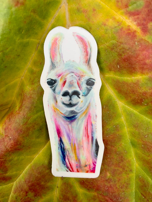 Llama Vinyl Sticker