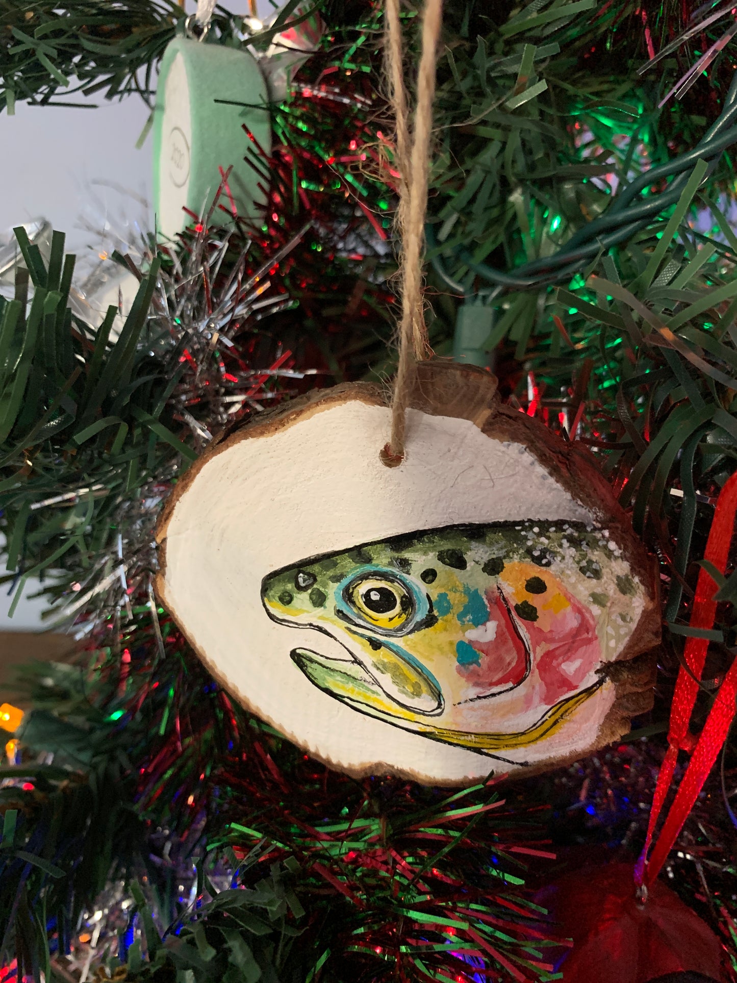 Custom Painted Pet Portrait Ornament