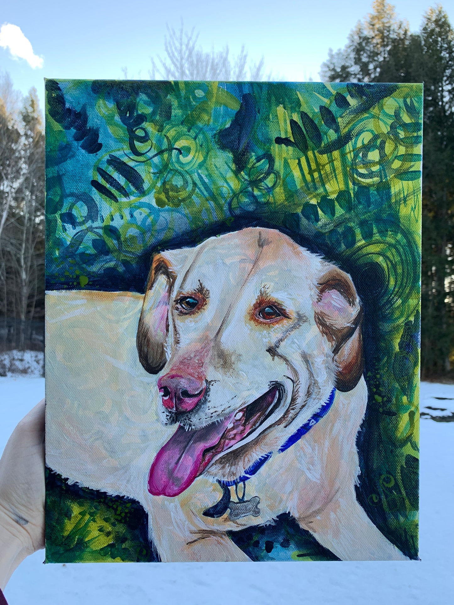 Custom Painted Pet Portrait