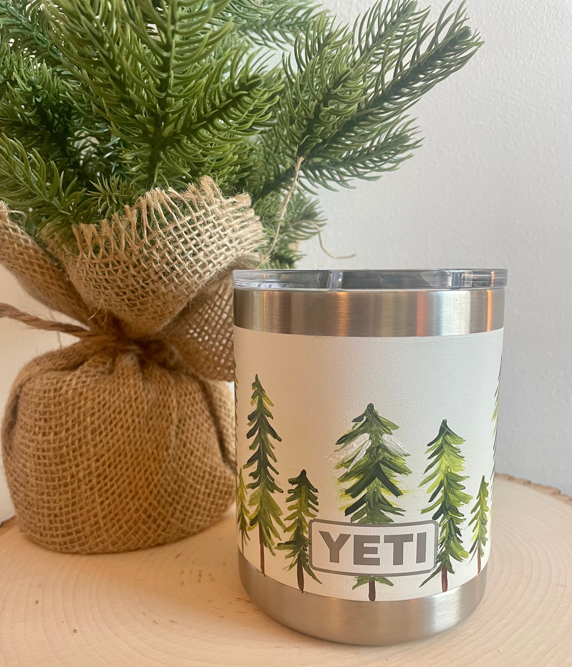 Fighting Irish Painted Yeti. Custom Vacuum insulated tumbler all painted by  hand. No stickers!! Check out our  page and ou…