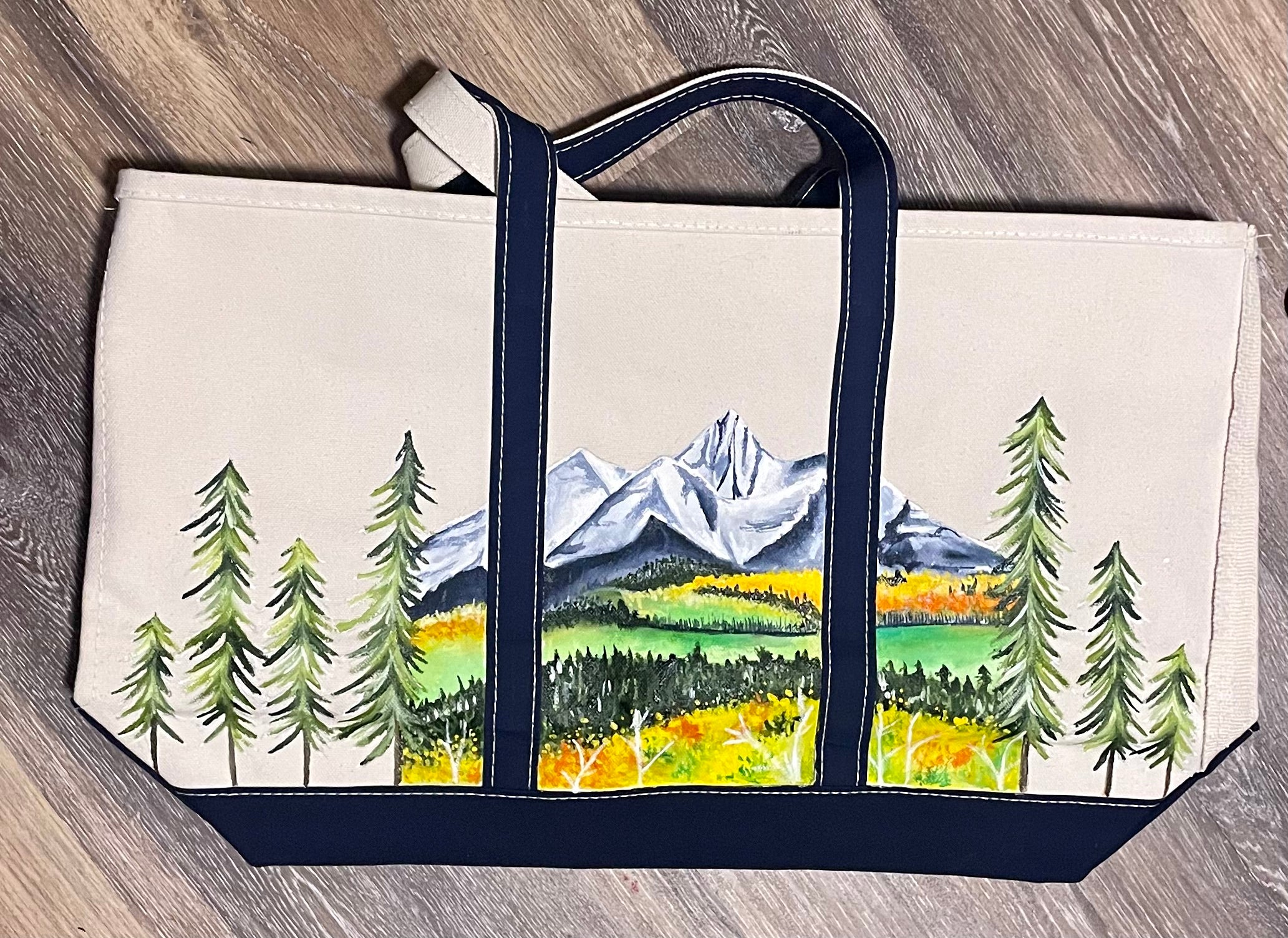 Tote bags hand discount painted